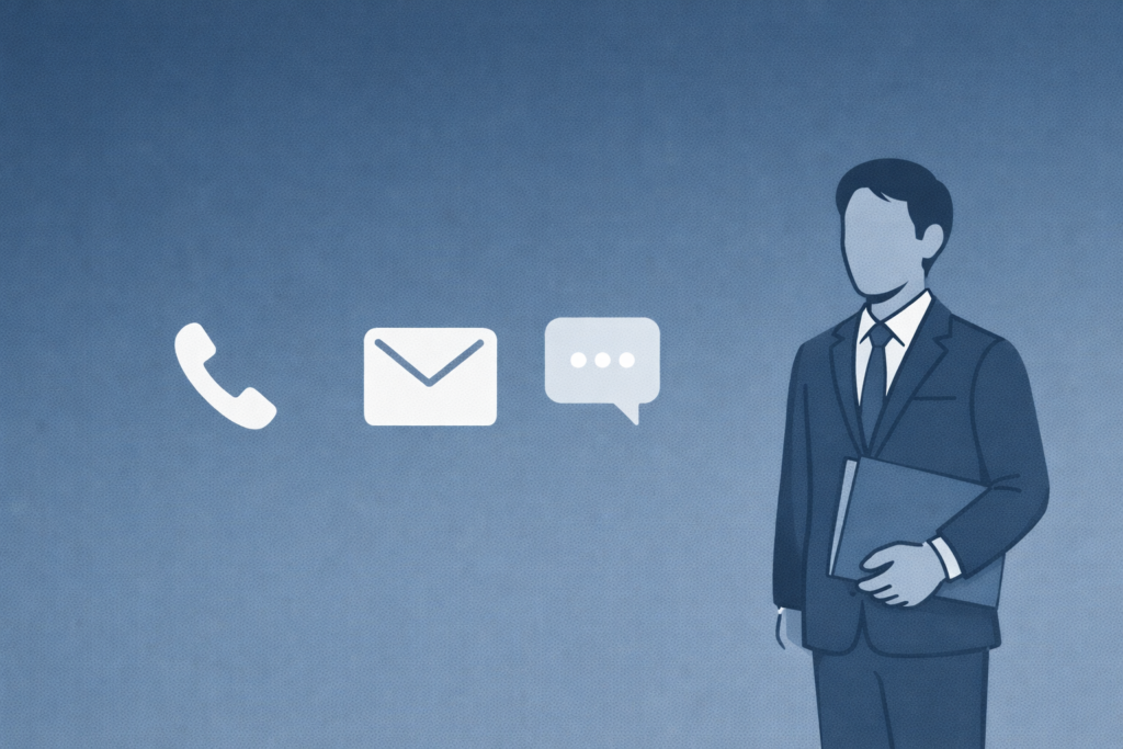 アポスティーユや公印確認など海外提出書類の手続きについて専門家に相談できることをイメージした問い合わせバナー画像